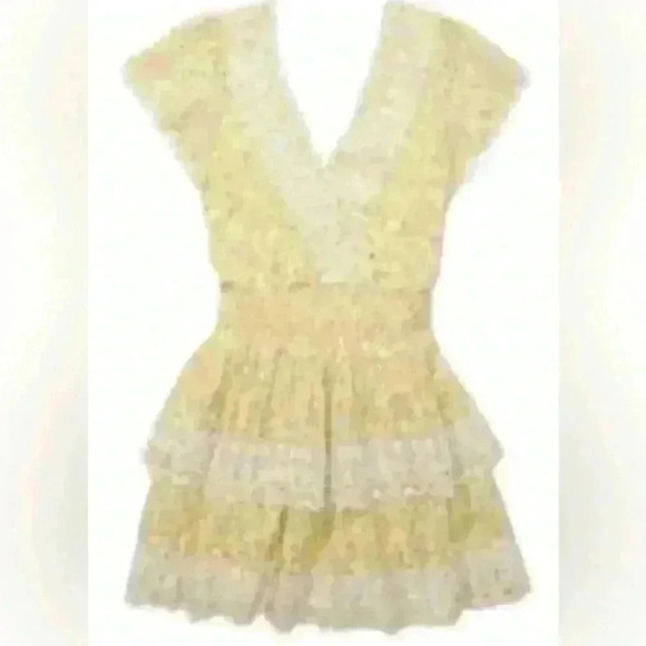 American Eagle short floral & lace mini dress - Picture 4 of 6